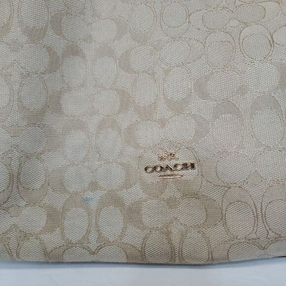Coach Edie 31 Medium Signature Jacquard Canvas/Leather Shoulder Bag - Picture 3 of 14